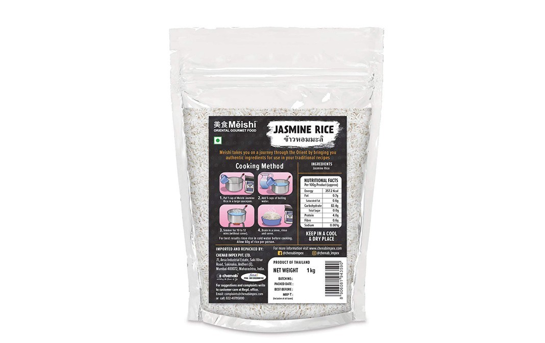 Meishi Jasmine Rice    Pack  1 kilogram